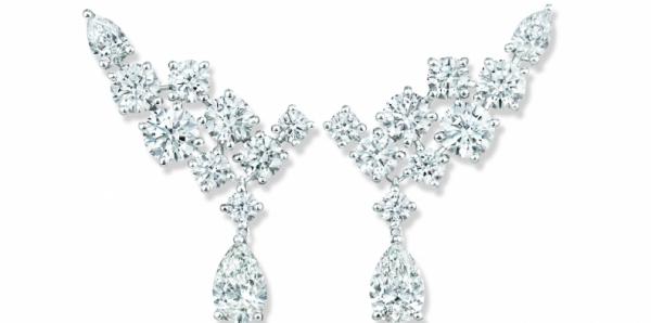 HARRY WINSTON LANCE LA NOUVELLE COLLECTION SPARKLING CLUSTER