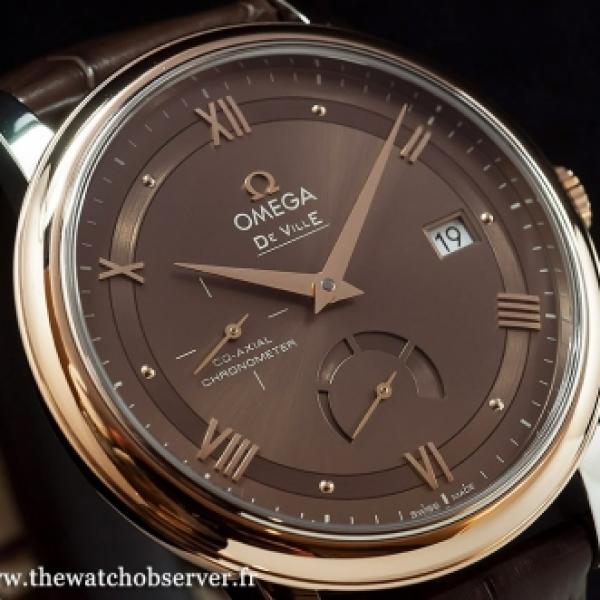 Omega De Ville Co-Axial Chronomètre Réserve de marche - nouvelles références