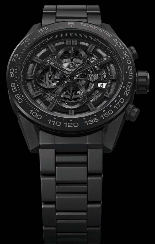 TAGHEUER #CARRERA #HEUER_01 #FULLBLACKMATT #CERAMIC