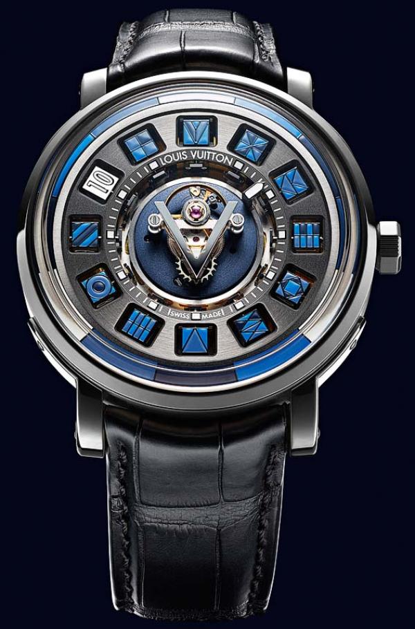  ESCALE SPIN TIME TOURBILLON CENTRAL BLEUE