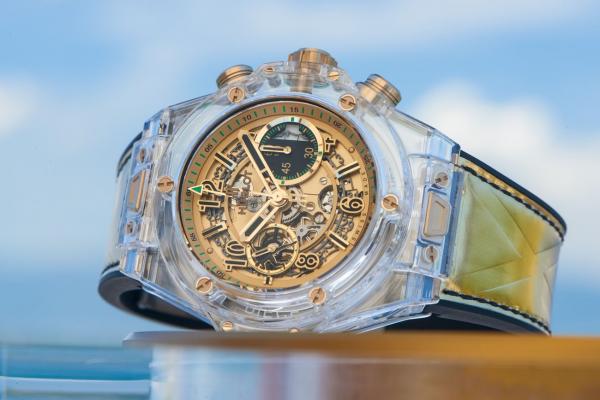 HUBLOT CRÉÉE UNE PIÈCE BIG BANG UNIQUE AVEC USAIN BOLT POUR COMBATTRE LA MYOPATHIE