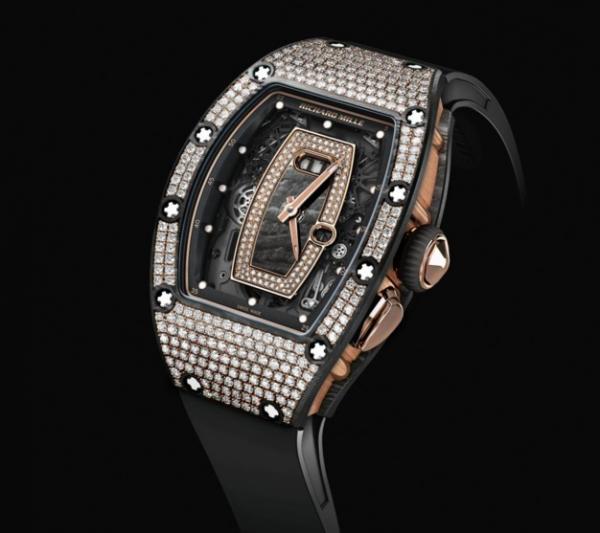 Richard Mille RM 07-01 et RM 037 en carbone NTPT serti