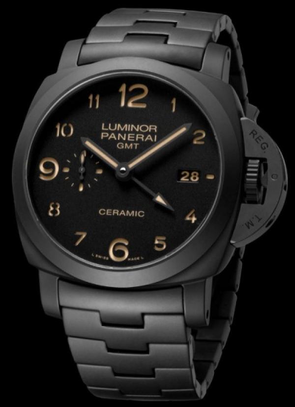 PANERAI TUTTONERO LUMINOR 1950 GMT CERAMICA PAM00438